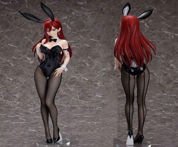 Anime Fairy Tail ing 14 bstyle Erza Scarlet Bunny Girls Sexy Girls Pvc Action Figure Toy Adult Collection Regali della bambola modello H16534538