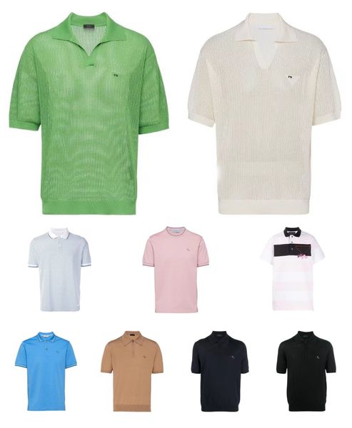 Designer magliette da uomo e da donna magliette da uomo e camicie polo cottoni casual bassa lusso temperamento di alta qualità di marca alla moda di marca solido collo estate rotonde maniche corte