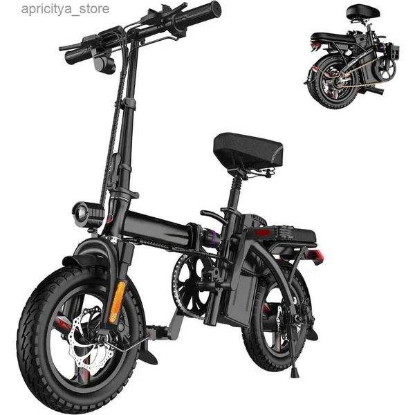 Bisikletler Yetişkinler için Ectric Bisikletler 400W Motor48V 15AH Rovab Batterymulti-Shock AbsorptionCity Banterfoldab Ectric Bicycs L48