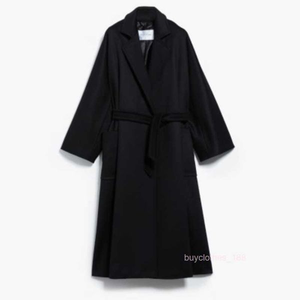 Casaco feminino caxemre casaco designer de moda casaco maxmaras feminino camelo com lapela up casaco preto