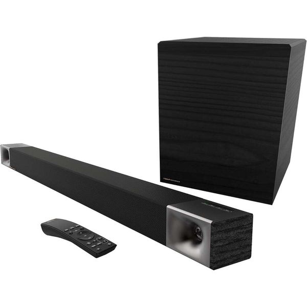 Mergulhe no som da qualidade do cinema com o sistema de teatro de som do Cinema 600 3-Sistema de home theater-fácil configuração com hdmi-arc-cor preta