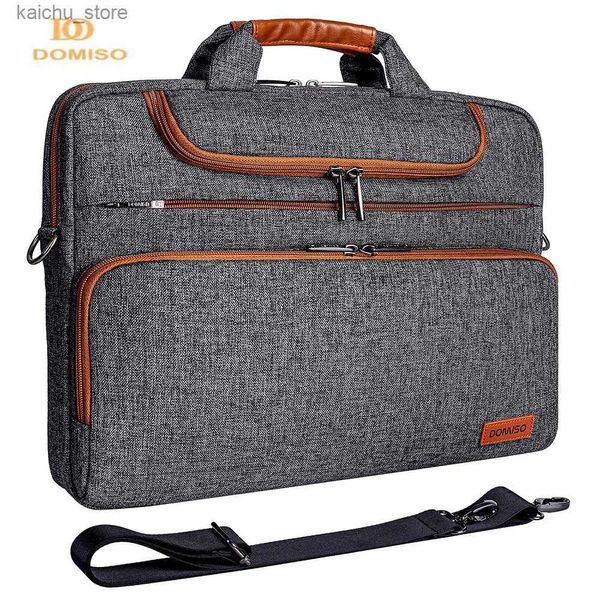 Andere Computerzubehör Domiso Mutil-Use-Use-Nutzungs-Laptop-Hülle mit Griff für 10 13 14 15,6 17 Zoll Notebook Computerbeutel genug Platz Laptop-Tasche Y240418