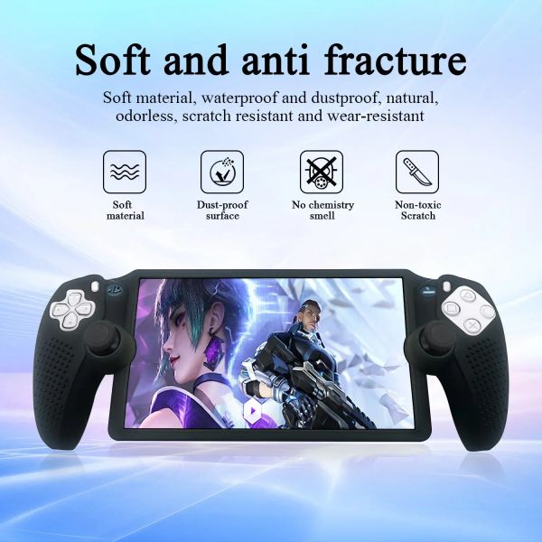 Casi per PS5 Portal Anti Slip Copertura in silicone per PlayStation Portal Dispositivo portatile PACCHI