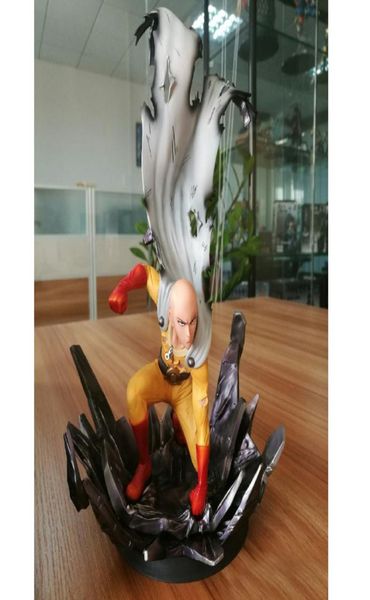 Anime 25cm Saitama One Punch Man PVC estátua Figura Modelo Coleção Toys T2008255958608