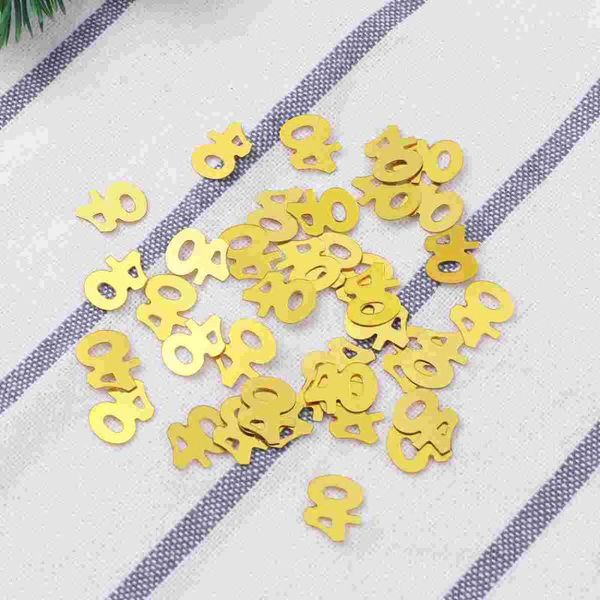 Decoração de festa 1200 PCs Confetti Birthday Table Decorations Anniversary for Number Wedding