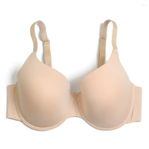 BRAS YANDW 34 36 38 40 42 44 46 48 C D E F G H Tasse Großgröße Bralette Ultra dünner Polyester Unterdraht BH plus Frauen