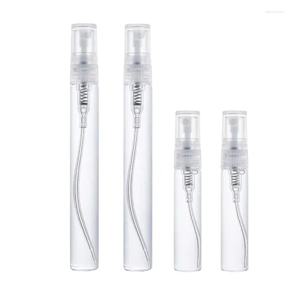 Depolama Şişeleri 360pcs/Lot Toptan 5ml 10ml Doldurulabilir Boş Cam Sprey Parfüm Şişesi Küçük Örnek Atomizer Şişeler