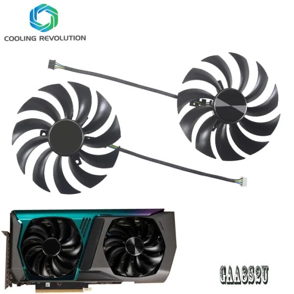 Resfriamento 100mm GaA8S2U 12V 0,45A RTX3070 FAM DE REFRIGENÇÃO DE GPU PARA ZOTAC GAMING RTX 3070 AMP Holo LHR Fan da placa gráfica