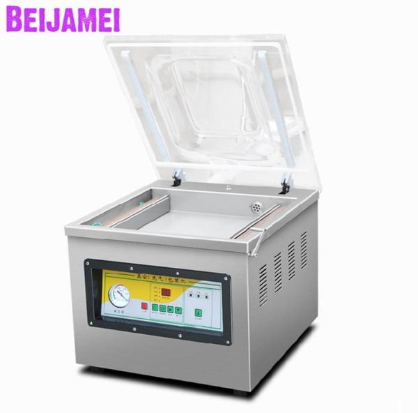 Beijamei Food Vacuum Sealer Packer Machine Handelsbeschwerte Fisch Fleisch Reis Tee Vakuumversiegelungsmaschine für trockene feuchte Lebensmittel5702739