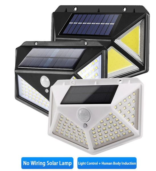 Lâmpada solar de iluminação ao ar livre 18002400mAh Três modos Sensor de movimento do corpo humano Luzes de parede da casa da casa do jardim do jardim 7233964