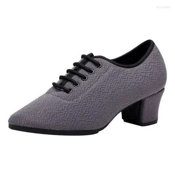Scarpe da ballo femmina adulta femminile professionista traspirabile insegnante sport gb charroom sneaker grigio