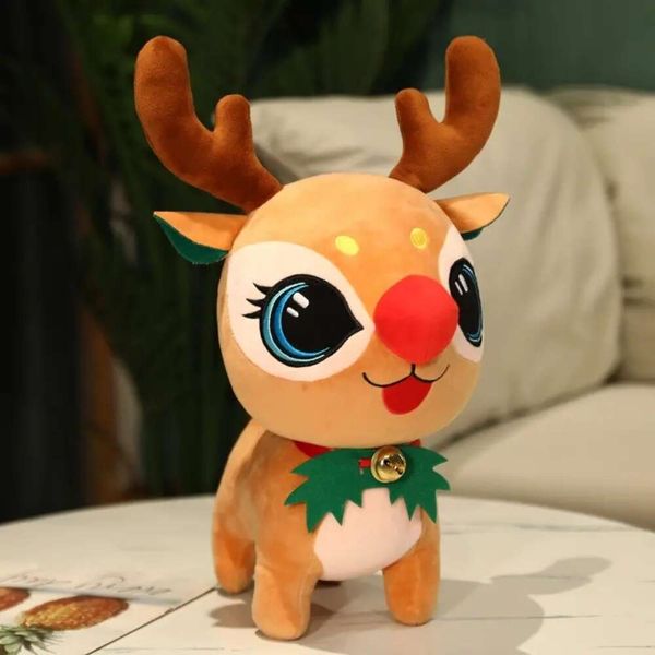 Animais personalizados Papai Noel Claus Deer Snowman Toys de boneca