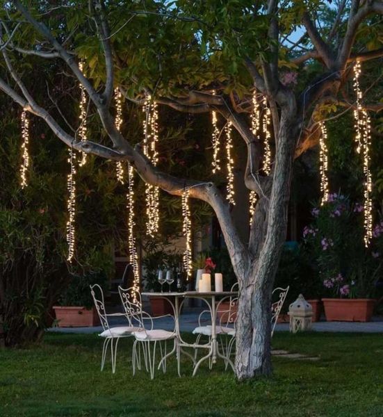 Luzes de casamento de casamento de LED conectáveis Chirstmas Fairy Lights Garland Led Outdoor para Tree GardenParty Street Decoration Y07203301788