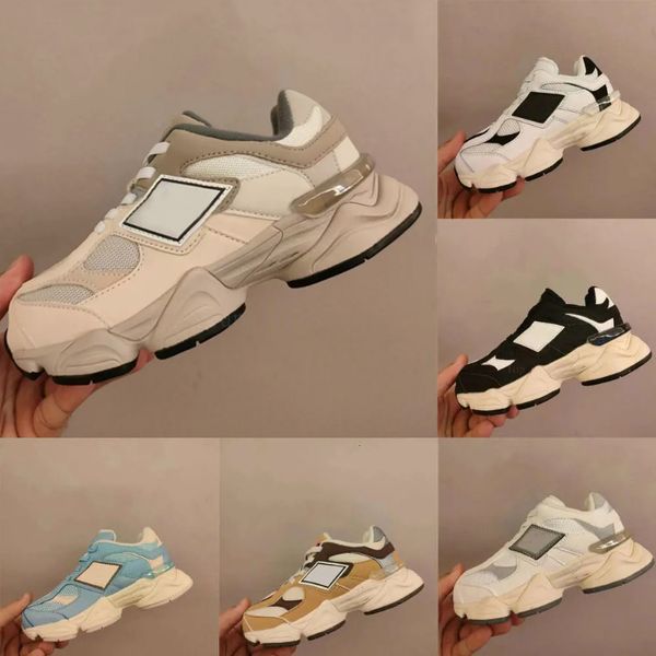 2024 Hot 9060s Kids Low Boy 9060 Girl Sneaker Sneaker Flat Treiners Green Branco Preto Pink Blue Designer Blue Sneakers Boy