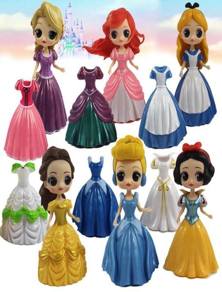 11 см куклы с кормлением American Pvc Pvc Kawaii Детские игрушки аниме -фигуры реалистичные перерожденные куклы для детских игрушек Girls1788485