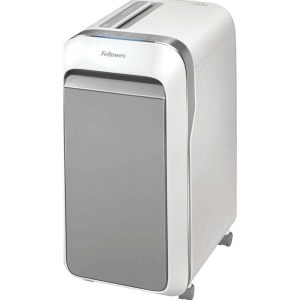 Fellowes Powershred LX22m 20 Blatt Micro Cut Paper Shredder - 100% marmelange für die Heim- und Büroverwendung - Weiß 5263201