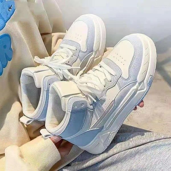 Scarpe casual Sneaker blu sneakers Sport femminile Vintage Vulcanizzare la tendenza dell'avvio di stivale della scuola della scuola di Kawaii Harajuku