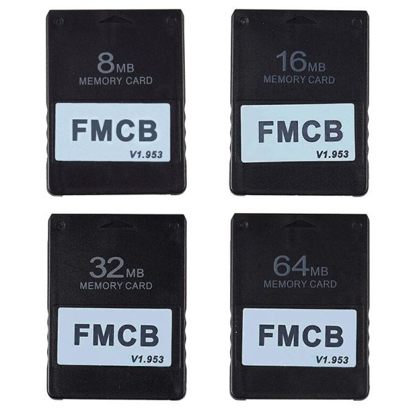 Schede fmcb v1.953 scheda scheda per PS2 PlayStation 2 McBoot Card gratuita 8MB 16 MB 32MB 64MB OPL MC Boot Program Card