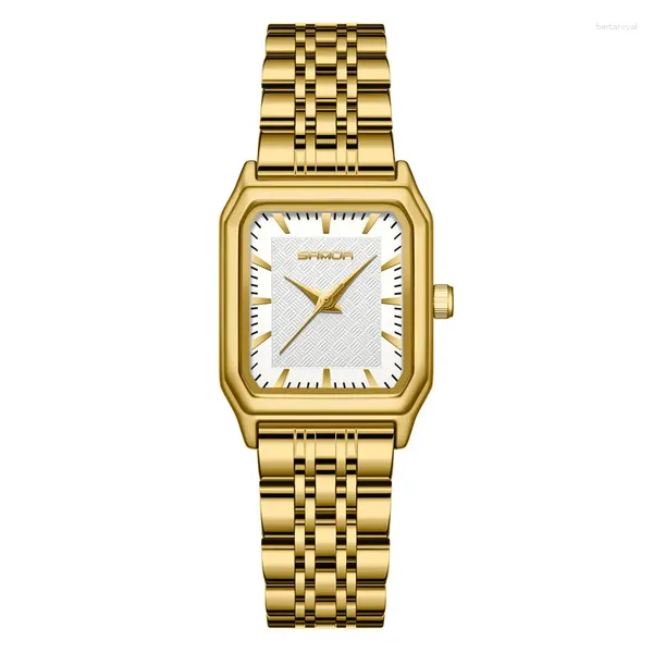 Orologi da polso da uomo orologio in stile britannico business inossidabile in acciaio inossidabile orologio per orologio da polso sportivo