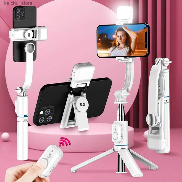 Selfie Monopoden C01S Selfie Stick Wireless Bluetooth Telescopic Rod Intelligent Tripod Monopod mit Telefonhalter für Actionkamera Smartphone Y240418