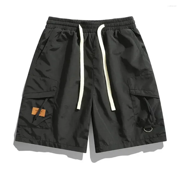 Shorts Shorts Sports Versatile Cargo con cintura regolabile a più tasche per Street Style Summer Men Solid