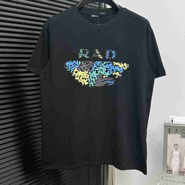 Designer de camisetas masculinas Pu Pujia Correta Versão alta 24sss Novo letra Toy Toy T-shirt de manga curta para homens e mulheres, versátil LFFM da moda