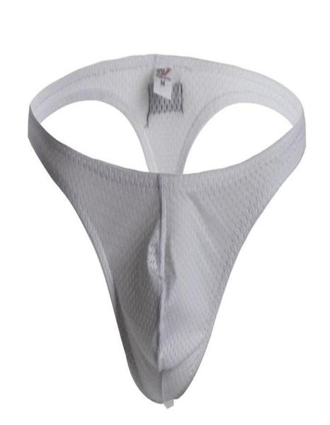 Neue feine hochwertige elastische Herren -Tanga -Mesh -Unterwäsche Atem männliche sexy G -String -Unterhose Gay Slips niedrige Taille 3Piecelot3273274