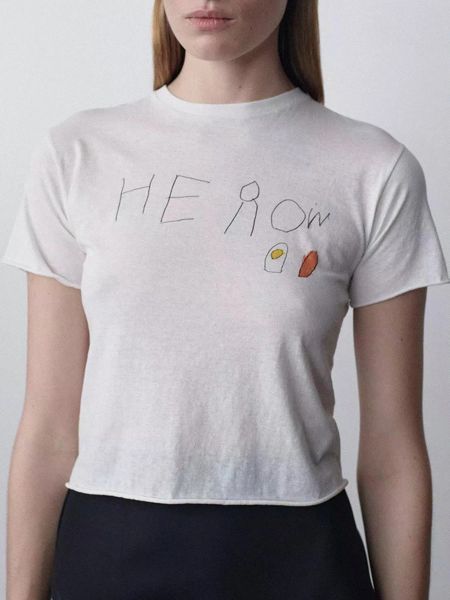 Платья ручной нагрузки графики футболки Женщина круглая шея с коротким рукавом мода повседневная одежда футболка футболка шикарные классические футболки 2023 Лето