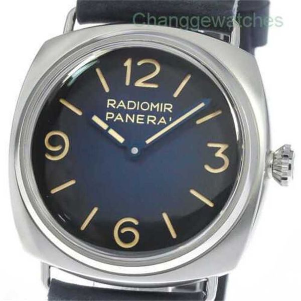Relógios de luxo de Wristwatch de designer relógios automáticos watchpenerei radiomir Tre giorni pam01335 Dial azul marinho ferir manualmente o wristwatchwatch77940wlq3xi