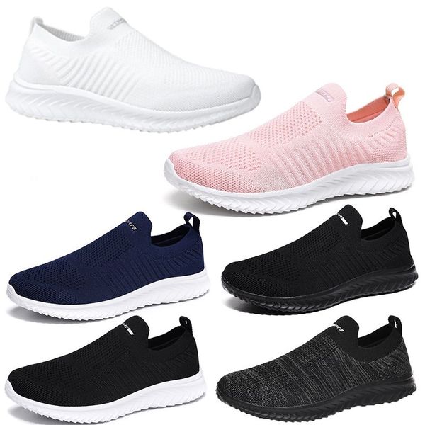 Masculino feminino correndo tênis esportes de tênis casual women slip-on tênis de tênis de caminhada sapatos de esportes de esporte anti slip gai tendências de verão masculas sapatos esportivos masculinos AA0088