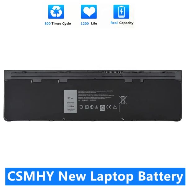 Baterias CSMHY NOVA 45WH WD52H VFV59 BATERAGEM DE LAPTOP DE 52WH PARA DELL LATITUDE E7240 E7250 SÉRIE W57CV 0W57CV GVD76