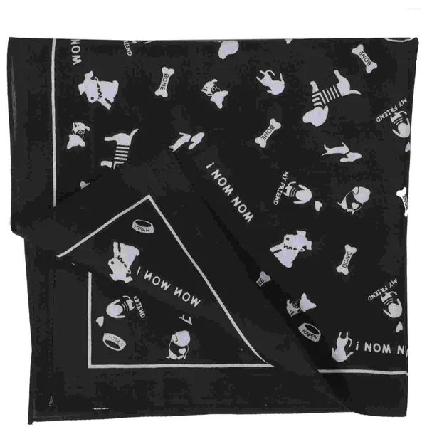 Bandanas Ciclismo Máscara Acessórios para caminhadas para homens lenços de pescoço de pescoço Bandannas de algodão preto Bandannas Hankerchief Vintage