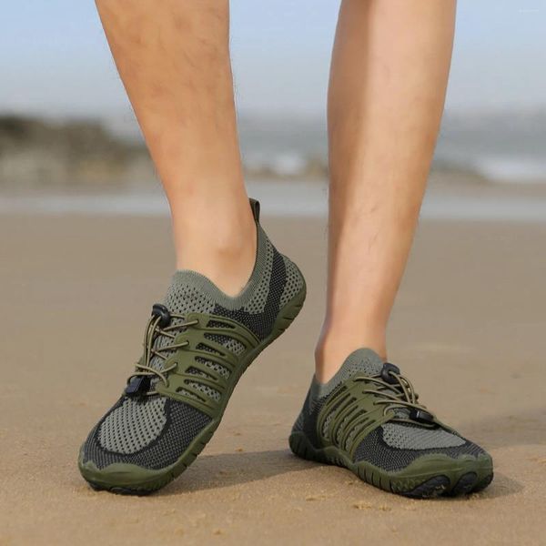 Sapatos casuais homens esportes elásticos de ciclismo ao ar livre Praia nadador de praia Wading transmissor de camuflagem de camuflagem de calçados de tênis de camuflagem