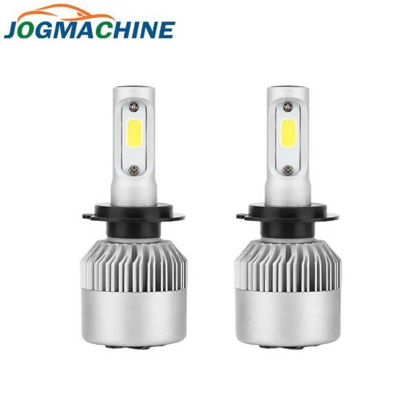 Faróis novas luzes de carro 6000k LED HB4 H7 H8 H9 H11 H1 H3 HB1 HB2 Auto S2A Cartão de carro Bulbos 72W 8000lm LED de LED Automotivo