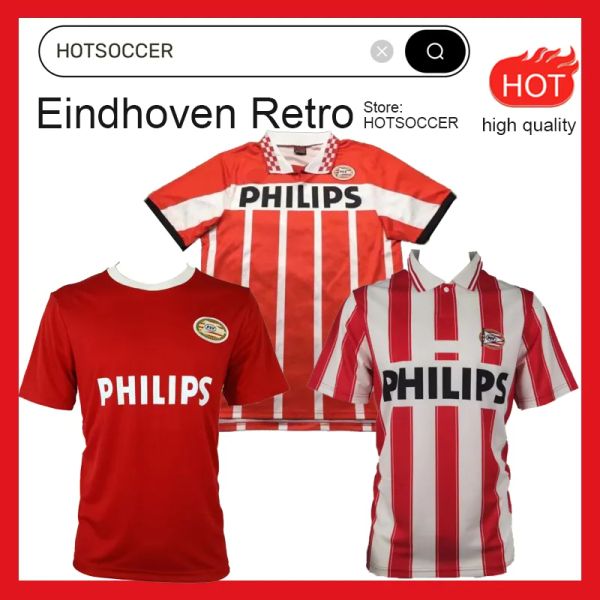 Topstees 1994 1995 Ijer de Dilde Mens Retro Soccer Jerseys Eindhoven Brink Kolkka Home Red Away Black Football Shirt