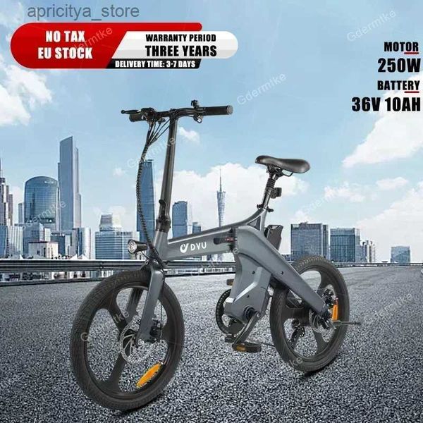 Bicicletas 2024 Hot T1 Dobring Bicyc Ectric 250W MOTOR 36V10AH liga de magnésio ectricbicycadult20-polcuraCommutetricbicyc L48