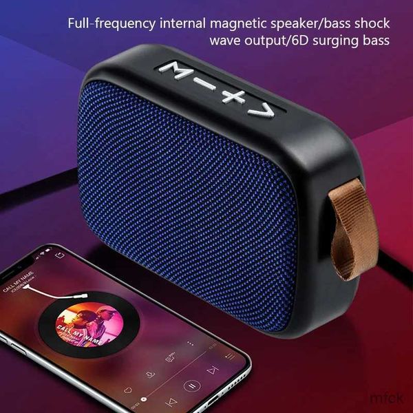 Alto -falantes portáteis Novo CAIXA DE SOM Bluetooth Portable Bluetooth Speaker mini subwoofer Box Box Audio Support Suporte TF Card Card Outdoor Sombar