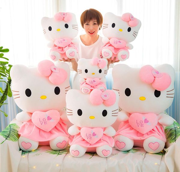 Animali circostanti giocattoli di peluche bambole peluche di peluche imbottiti intorno ai gatti amanti dell'anime adatti ai regali di compleanno di bambine 5113552