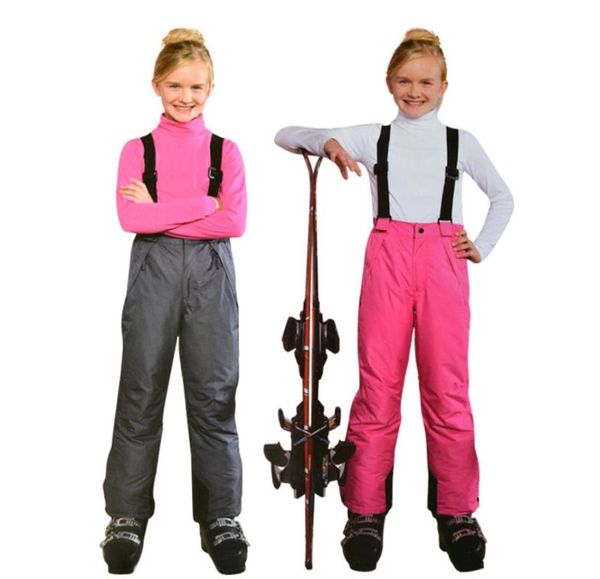 Bambini pantaloni da sci inverno ragazze impermeabili salti caldi per ragazzi pantaloni da neve 8 10 12 anni Snowboard Snowboard per bambini Outdoor Outsolani T21258912