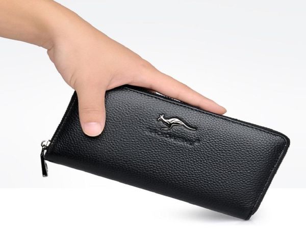 Кошельки для мужчин длинные сумочки PU Billfold Swork Mobile Card Bags Organizer Кошелек Moneybag Mane Male Clutch Dold7641740