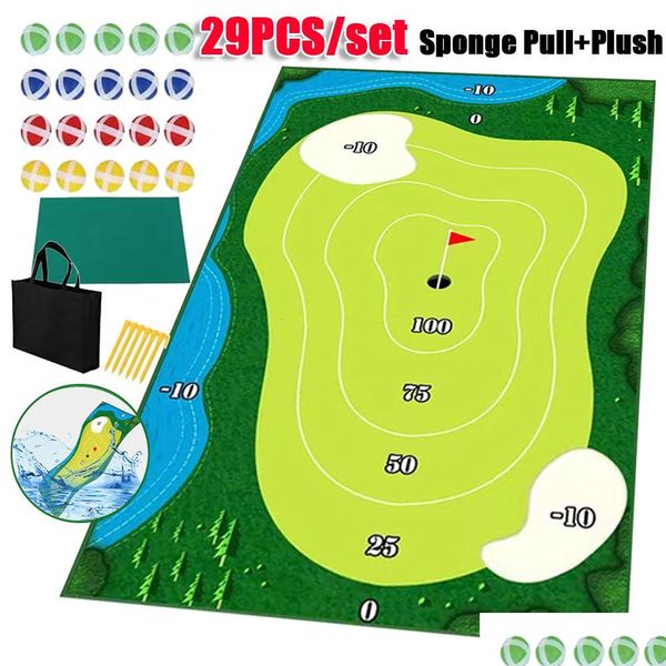 Andere Golfprodukte Mini Casual Game Set Training MAT IMP -Fähigkeiten, die Royale -Schlagen für Indoor -Outdoor -Spiele 230922 Drop Del Dhen3 setzen