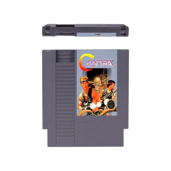 Cards Contra ou Contra 1993 ou Contra Force 72 Pinos 8 bits Cartucho de jogo para o NES Video Game Console