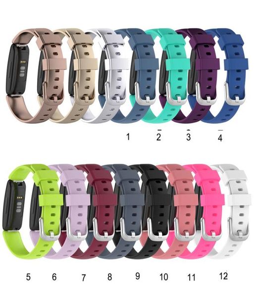 Ersatzweiche TPE Silicon -Gurt für Fitbit Inspire2 Smart Watch Band Classic Armband für Fitbit Inspire 2 Armbänder Großhändler 1041188