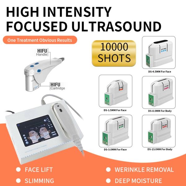 Altre attrezzature di bellezza Hifu Forma del corpo Hifu Focusta ad alta intensità Focusta per alimentare la macchina rimozione delle rughe con 3 o 5 teste