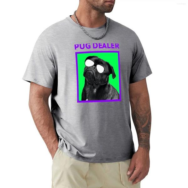 Men's Polos Pug Dealer T-Shirt Edition Roupas vintage Kawaii Men