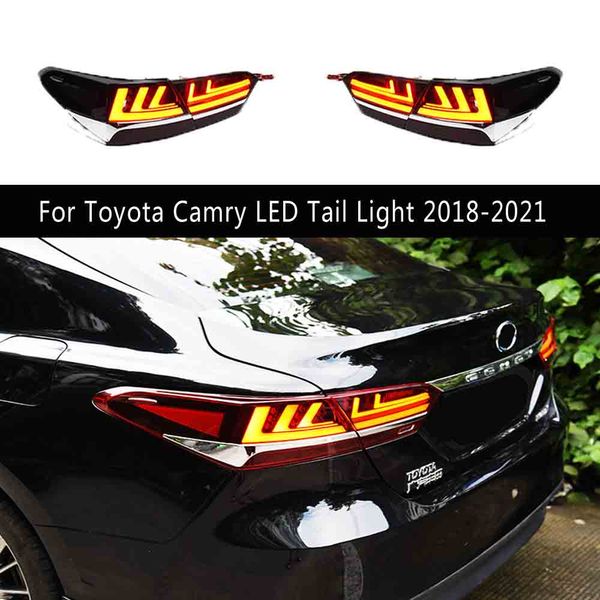 Accessori per auto a lampada posteriore Streamer Ruota Indicatore di illuminazione Accessorio per la luce di coda a LED TOYOTA CAMRY 18-21