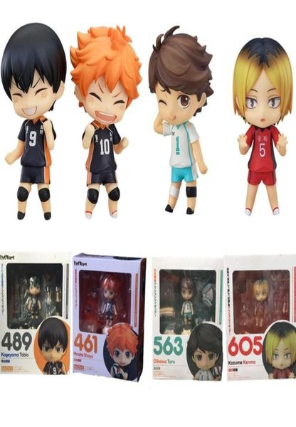 Anime -Figur Haikyu Hinata Shoyo 461 Kageyama Tobio Oikawa Tooru 563 Kozume Kenma 605 niedliche Action Sport Kinder Toys Puppe LJ2010272093744261