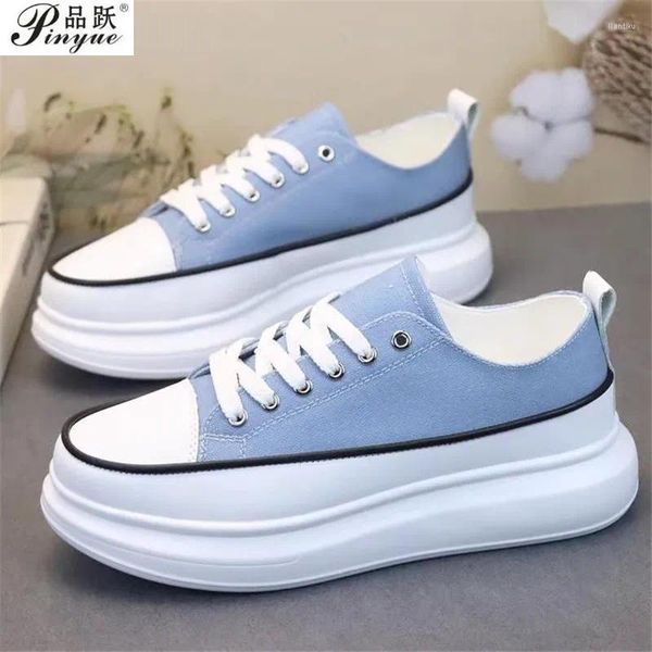 Sapatos casuais de alta qualidade Sneakers Sport Flats Summer Fashion Canvas Running caminhada vulcanizada