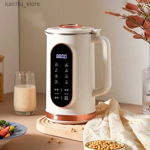 Juicers Macchina per latte di soia elettrica 10 pale macchina per colazione ju479 miscelatore di latte di soia produttore di rottura della parete da parete 1500 ml y240418