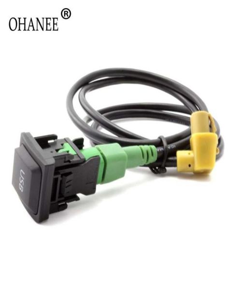 Auto o video RCD510 RNS315 AUX USB Adapter Switch Case Case per VW Golf 6 Passat B6 B7 CC Touran Polo1093993